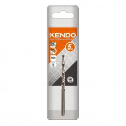 KENDO-10205004-ดอกสว่านเจาะเหล็กสีเงิน-5-0-×-86mm